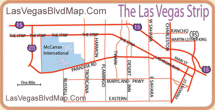 Las Vegas Travel Maps